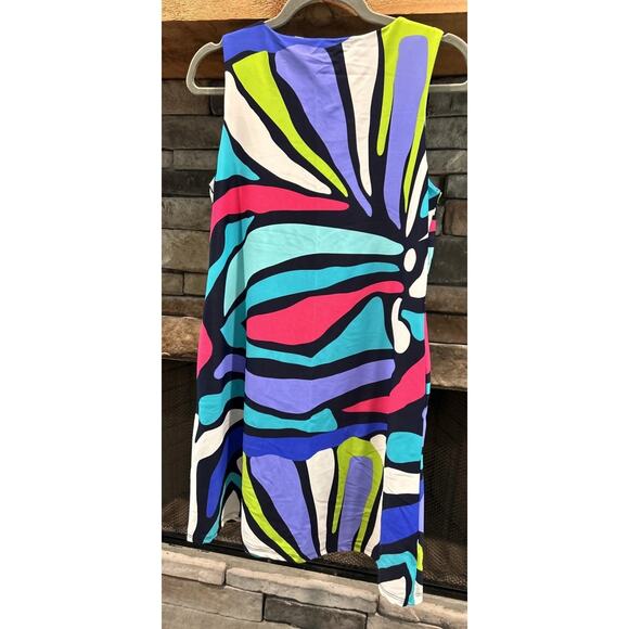 Women’s JUDE CONNALY Abstract Mosaic Shift Dress Size S *C2 - Picture 4 of 4
